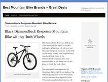 Tablet Screenshot of best-mountainbikebrands.com